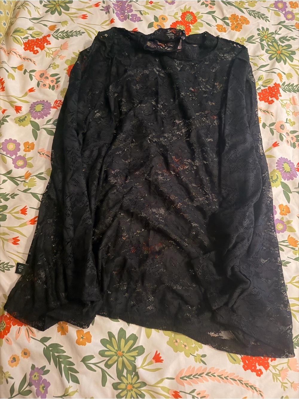 Lane Bryant Black Lace Skirt
